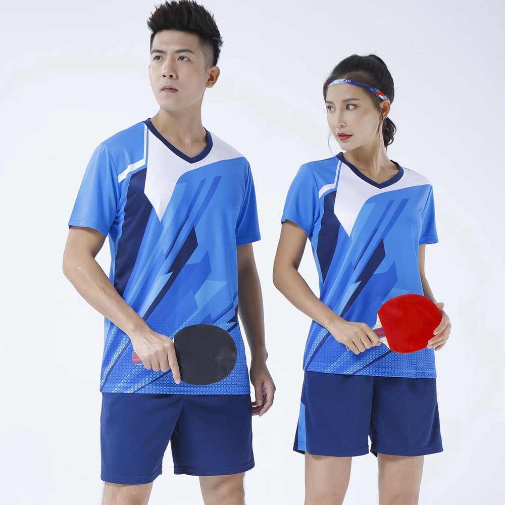 Table Tennis Uniform - Ensembles de maillots de Tennis de