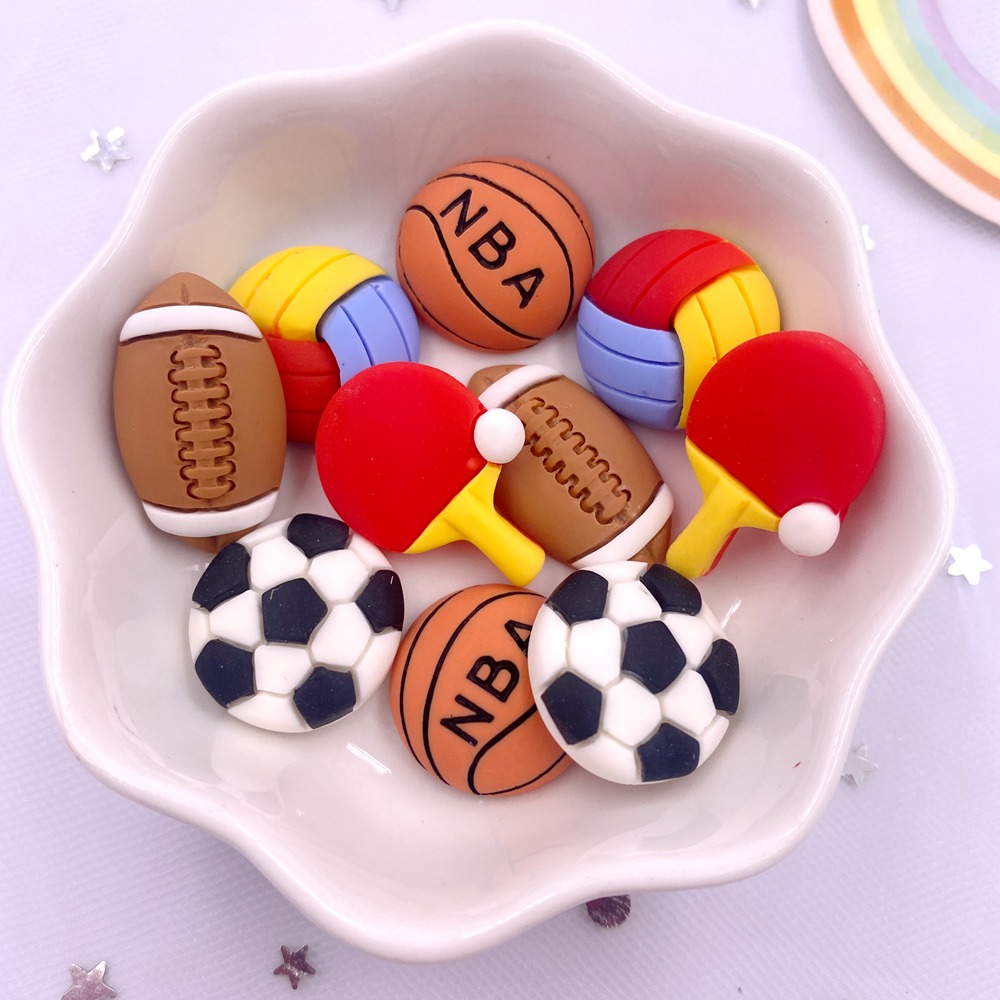 Table Tennis Illustration - Résine colorée Football basket-ball tennis de