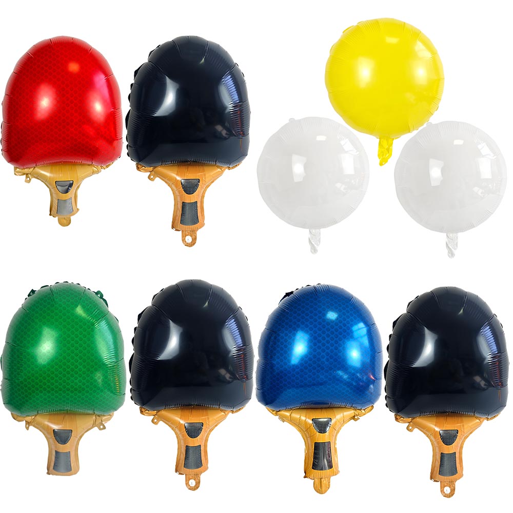 Table Tennis From - Ballons en forme de raquettes de