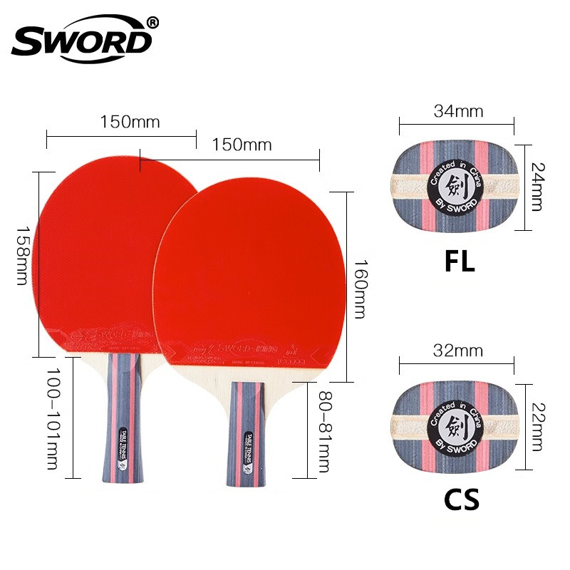 Raquette de tennis de table SW - Table Tennis Grip Types avis et prix